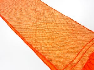 正絹　振袖用　絞り　帯揚げ